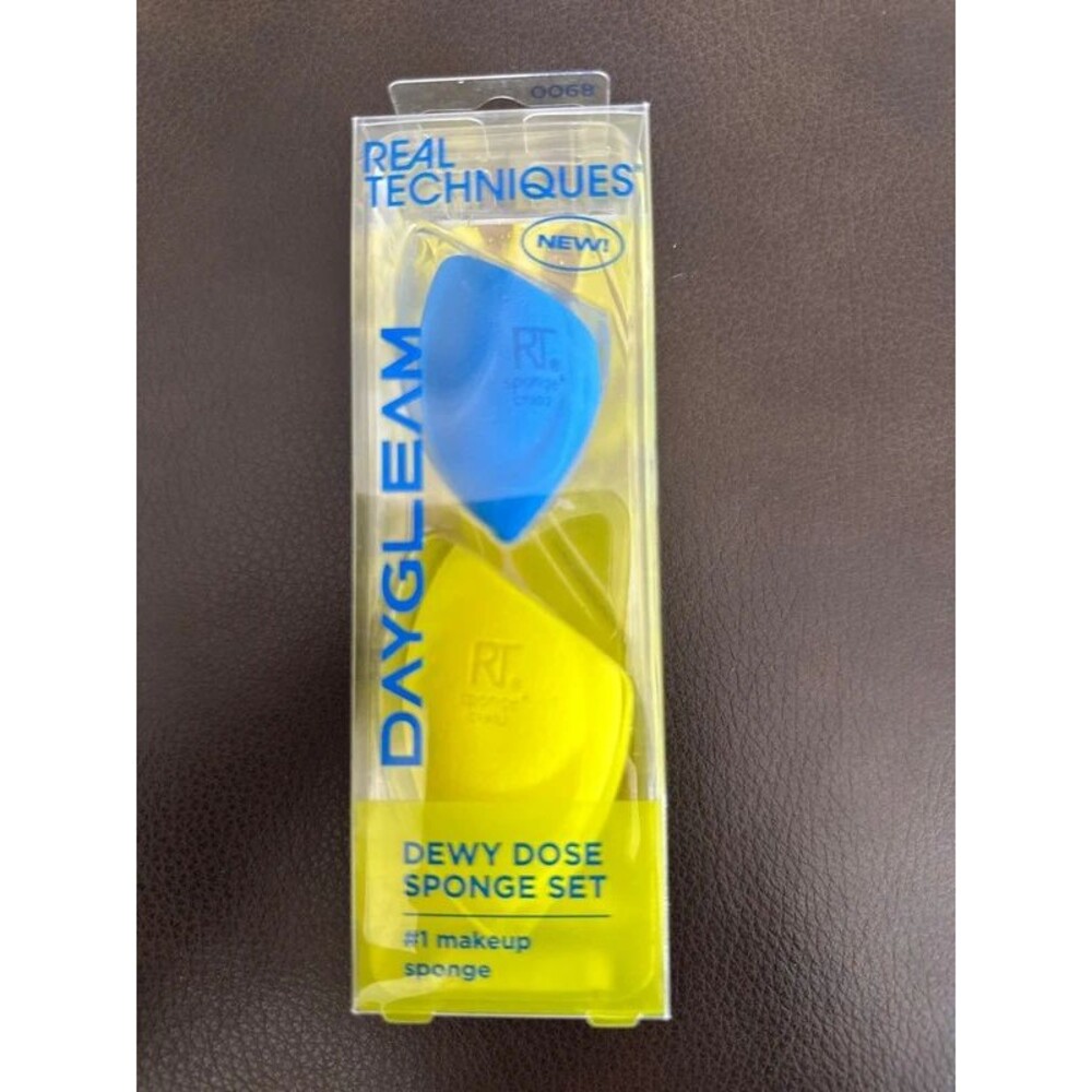 Real Techniques Daygleam Dewy Dose Sponge Duo Set Face